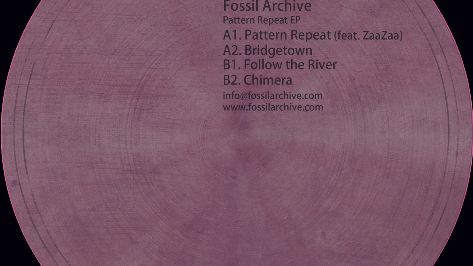 PACK SHOT - Fossil Archive - Pattern Repeat EP - Fossil Archive