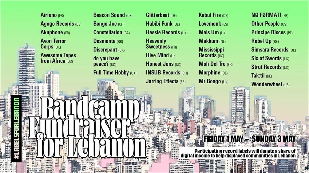 Bandcamp Charity Compilation Lebanon: 30+ Labels Stand Together